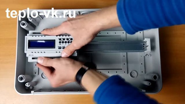 Котельная автоматика Погодозависимый контроллер ИСУ 04 Сборка шкафа управления отоплением смотреть онлайн