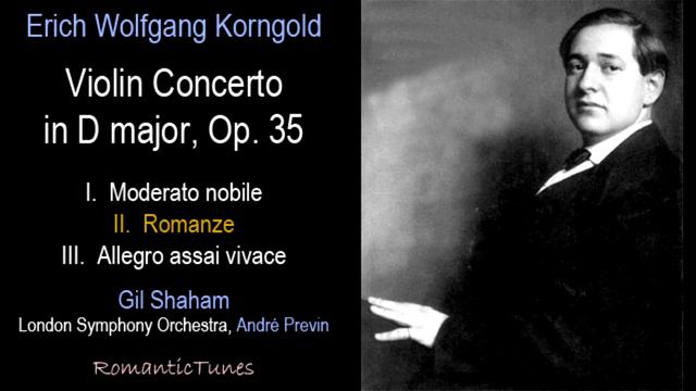 Korngold Violin Concerto in D major, Op. 36; Shaham, London Symp., Previn смотреть онлайн