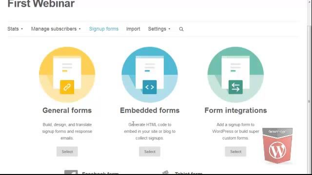 Подключение формы подписки MailChimp смотреть онлайн