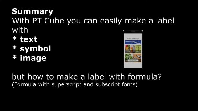 Tips & Test P-Touch Cube - Labels with formulas смотреть онлайн