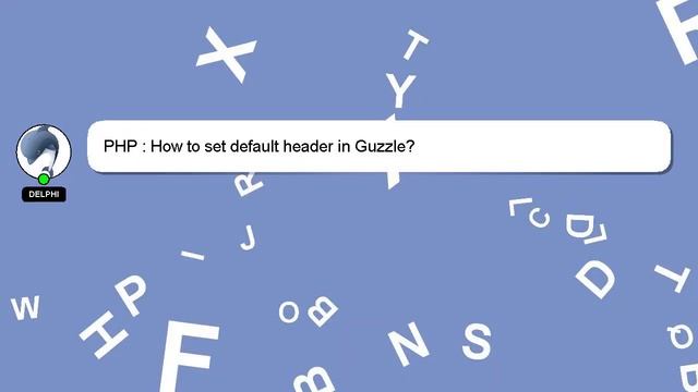 PHP : How to set default header in Guzzle? смотреть онлайн