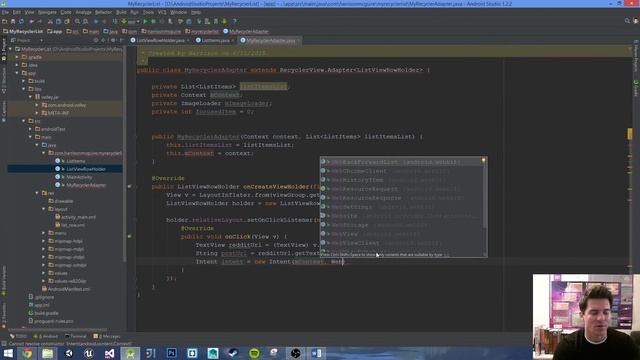 Episode 5: Android RecyclerView Tutorial смотреть онлайн