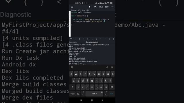 How to run Java Program in your Android phone by using Java n ide. смотреть онлайн