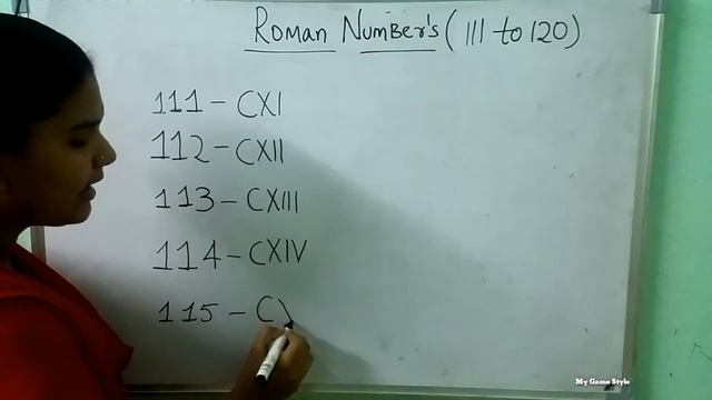 Roman Numbers 111 to 120 | Roman Numerals смотреть онлайн