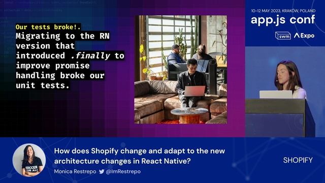 Monica Restrepo – How does Shopify changes & adapts to the new architecture changes in React Native смотреть онлайн