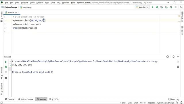 List functions in Python смотреть онлайн