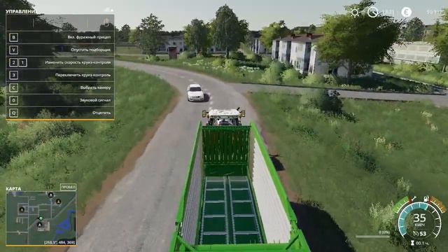 FarmingSimulator2019 "РАССВЕТ" Покупаю коров продаю солому, овес,и работаю на поле Часть 2 смотреть онлайн