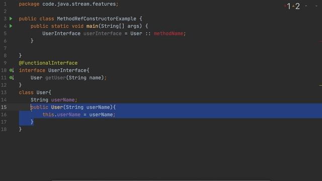 How to implement a constructor reference with one or more arguments in Java | Constructor reference смотреть онлайн