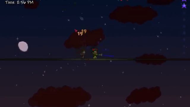 Terraria - Harpies during Blood Moon смотреть онлайн
