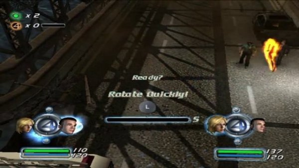 Fantastic Four (PS2 2005) - Часть 8 - Damage Control / В коопе с Ванзиком