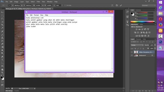 edit foto mata sharingan pada adobe photoshop cs6 смотреть онлайн
