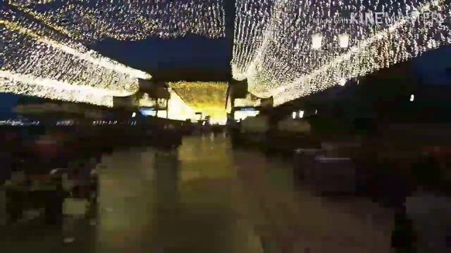 Кремлёвская набережная ночью. г. Казань. смотреть онлайн