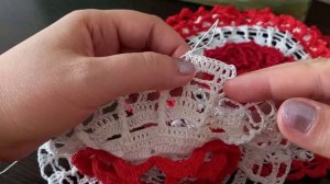 МК САЛФЕТКА КРЮЧКОМ С 3Д ЭФФЕКТОМ /2 ЧАСТЬ/crochet napkin