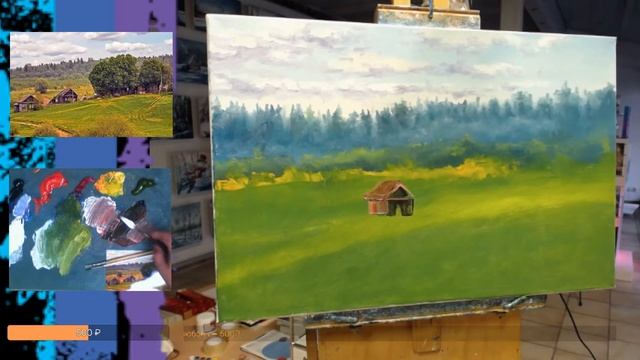 ? ХуДоЖнИкИ | Моя деревенька | Рисуем вместе | Александр Григорьев смотреть онлайн
