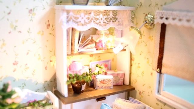 ROOMBOX РУМБОКС СО СВЕТОМ! КОМНАТА ДЛЯ КУКОЛ