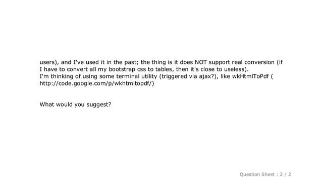 HTML : CodeIgniter+Bootstrap - Convert HTML to PDF смотреть онлайн