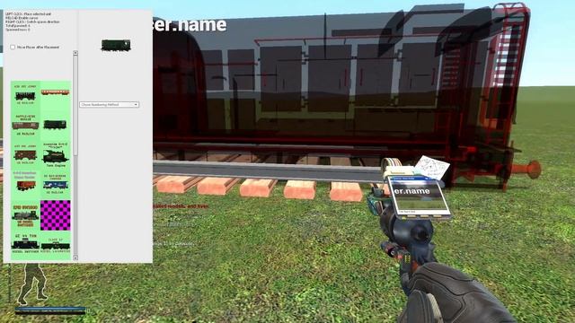 Garry's mod CBH Trains гайд №1. Как поставить рельсы/поезд на рельсы? смотреть онлайн