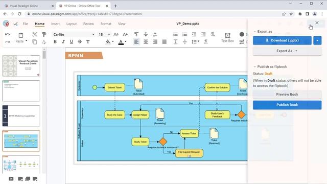 How to edit Microsoft PowerPoint Presentation and Publish it as Digital Flipbook смотреть онлайн