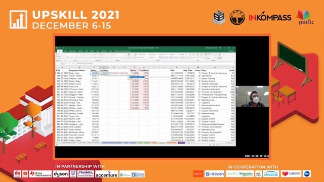 Upskill 2021 - Data Analytics with Microsoft Excel (Part 2) смотреть онлайн