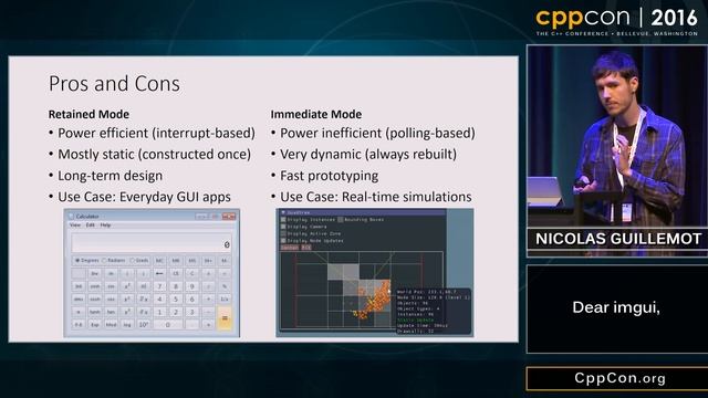 CppCon 2016: Nicolas Guillemot “Dear imgui," смотреть онлайн