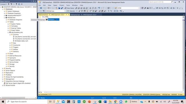 How to drop (delete) a table from your MSSQL database (SQL & SSMS). смотреть онлайн