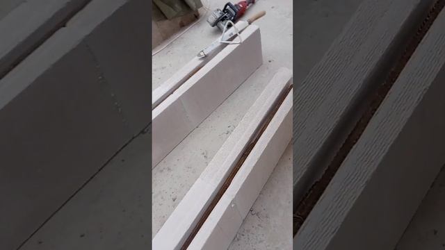 Изготовление перемычки в дверной проем в ненесущей перегородке