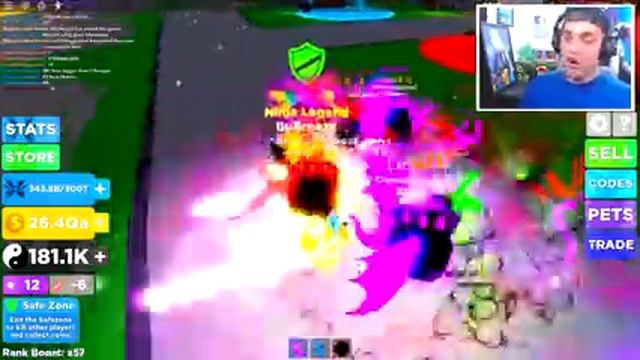 THANOS VS MAX RANK PLAYER!! *NEW* INFINITY WEAPON MAKES THANOS BULLY POWERFUL ROBLOX NINJA LEGENDS! смотреть онлайн