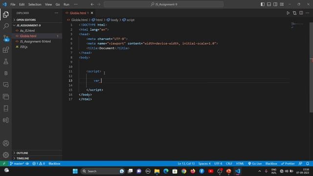 Global Variable in JavaScript смотреть онлайн