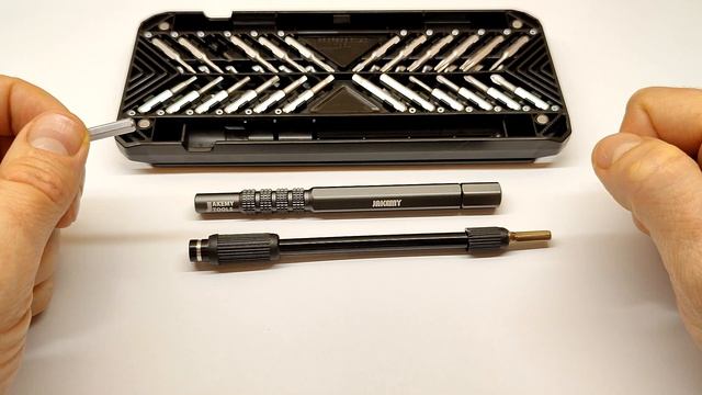 Набор бит с отверткой JAKEMY JM-8175 обзор смотреть онлайн