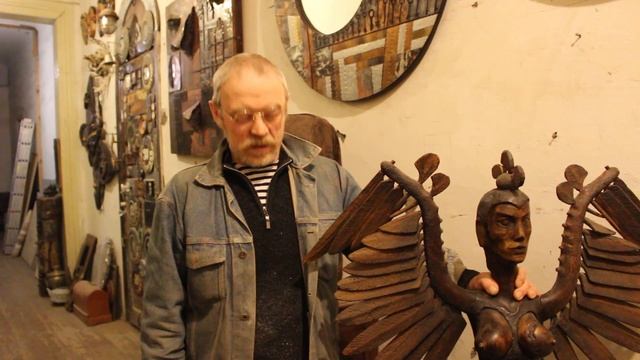 18+.Га́рпия.Африка.Harpia.Africa. Скульптура из дерева. смотреть онлайн