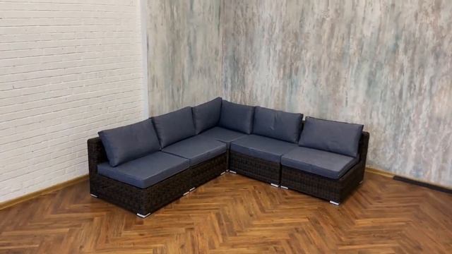Модульная коллекция плетеной мебели KARL смотреть онлайн