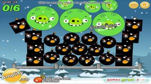 Angry Birds Kick Out Green Bad Piggies - SMALLEST PIG VS BIGGEST BIRD!
