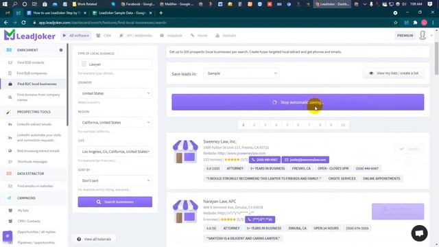 How to Search Local Business and Export to Excel or CSV or Google Sheet. смотреть онлайн