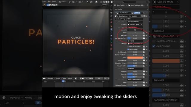Dust Particles+ tutorial with Gleb Alexandrov смотреть онлайн