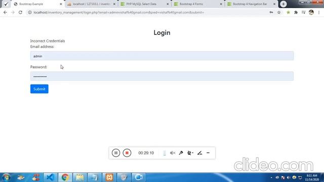 Login system with Edit Profile - Inventory Management смотреть онлайн