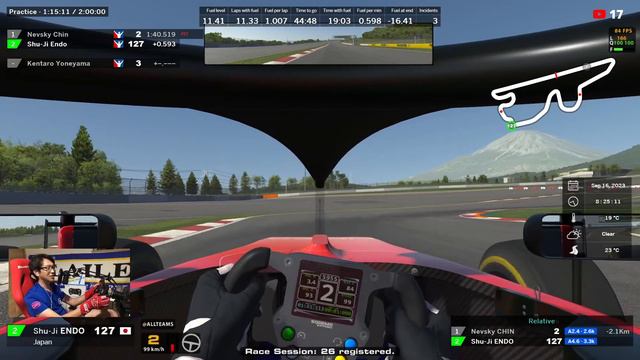 【iRacing】S4 W1 FIA F4 Esports Regional Tour ASIA -Fuji Speedway- 9/13 смотреть онлайн