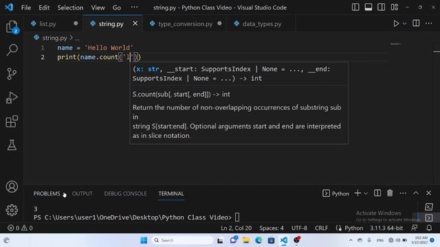 String in Python || Tutorial - 6 || Python Programming For Beginners Bangla смотреть онлайн