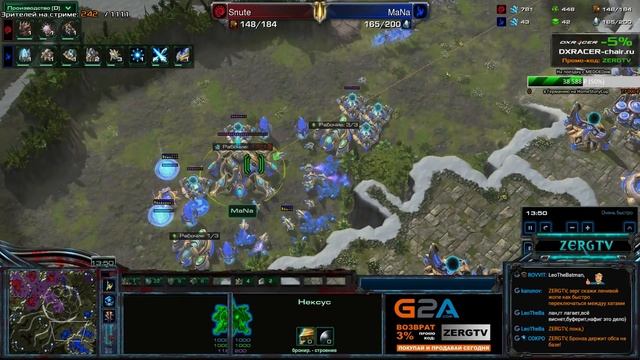 WCS AUSTIN 2018 - Snute vs Mana - 1/4 ★ | StarCraft 2 с ZERGTV ★ смотреть онлайн