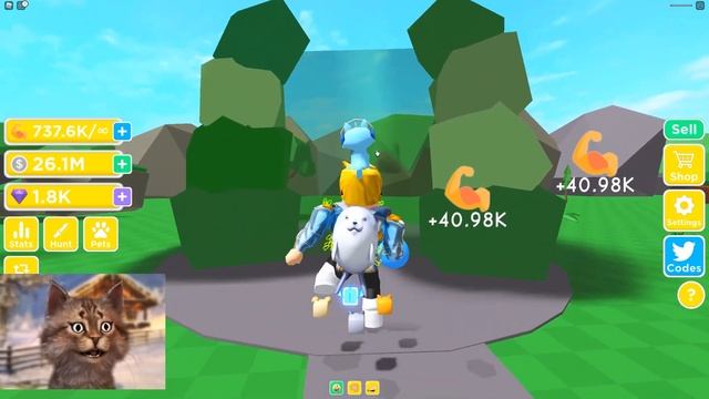 Buying The Infinite Size Gamepass in Roblox Emoji Lifting Simulator смотреть онлайн