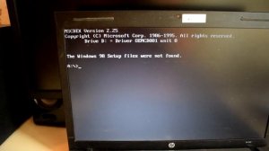 Установка Windows 98 на старый ноутбук