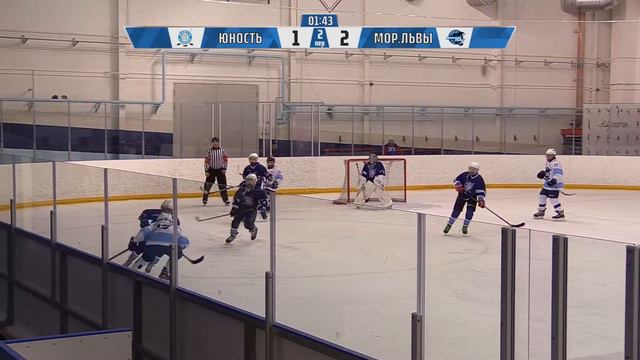 ХК «Юность» - ХК «Морские львы» | Хоккейный турнир, посвященный Дню защитника Отечества смотреть онлайн