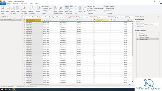 Using Power BI Query editor to Unpivot the data set смотреть онлайн