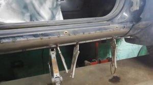 Замена порогов на Toyota CAMRY