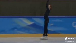 Александра Трусова. Тренировка 07.02.22. Произвольная программа. Пекин.