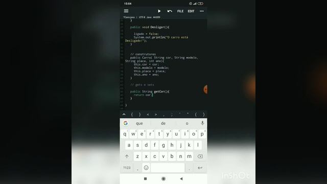 Aula 7 Sobre POO JAVA N-IDE criando classe Carro смотреть онлайн