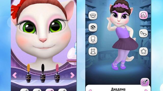 МОЯ ГОВОРЯЩАЯ АНДЖЕЛА Валеришка БАЛЕРИНА Мой говорящий Том друзья Мульт котиков Мультик для детей смотреть онлайн