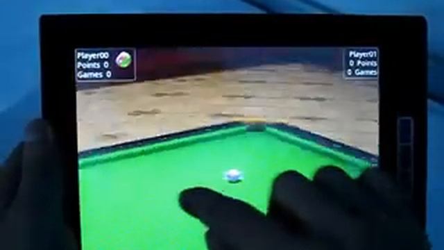Samsung s5pv210 tablet pc play 3D billiards game смотреть онлайн