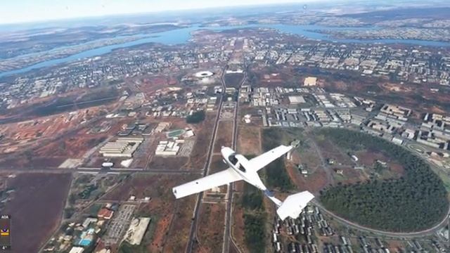 Microsoft Flight Simulator Brasília Flight - Ultrawide Monitor 21:9 PC Gameplay