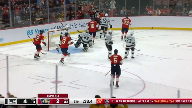 Aleksander Barkov 0+1 vs Los Angeles смотреть онлайн