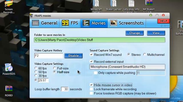 How to Record Minecraft with Fraps and Bandicam смотреть онлайн